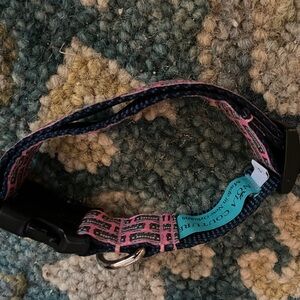 Pink and Green Streetcar Dog Collar
